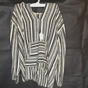 Black and White Baha Hoodie